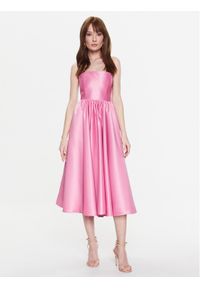 Pinko Sukienka koktajlowa Aminga 100298 A0I0 Różowy Regular Fit. Kolor: różowy. Materiał: syntetyk. Styl: wizytowy