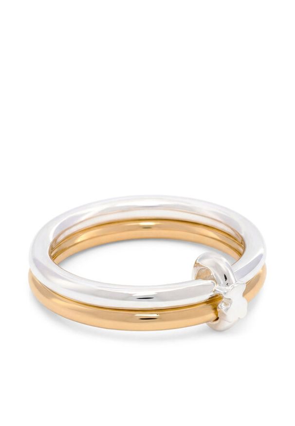 Tous - TOUS Pierścionek 1004566014 Złoty. Materiał: metalowe. Kolor: złoty