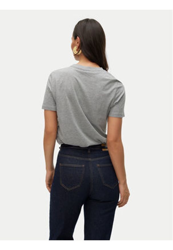 Vero Moda T-Shirt Paulina 10316991 Szary Regular Fit. Kolor: szary. Materiał: bawełna