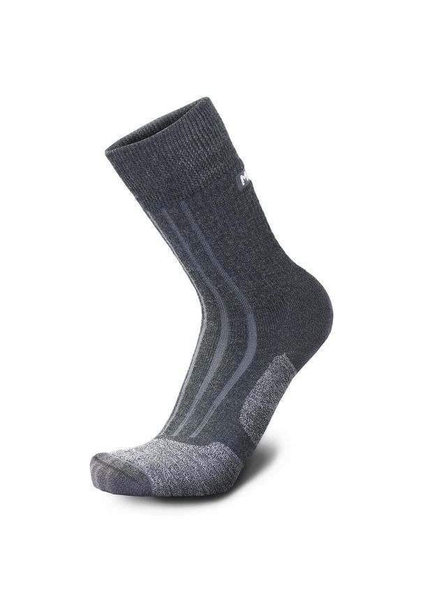 MEINDL - Skarpety trekkingowe męskie Meindl MT6 Lady z wełną Merino. Kolor: szary. Materiał: wełna. Sport: turystyka piesza