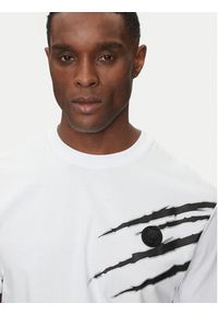 Plein Sport T-Shirt SAEC MTK8019 STE001N Biały Regular Fit. Kolor: biały. Materiał: bawełna. Styl: sportowy #3