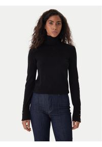 Guess Golf Paule W2BR53 Z2V62 Czarny Slim Fit. Typ kołnierza: golf. Kolor: czarny. Materiał: wiskoza #1