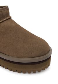 Tommy Jeans Śniegowce Tjw Flatform Snow Boot Suede EN0EN02841 Brązowy. Kolor: brązowy. Materiał: zamsz, skóra #3