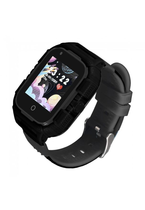 GARETT - Smartwatch Garett Kids Protect 4G czarny. Rodzaj zegarka: smartwatch. Kolor: czarny