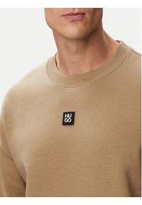 Hugo - HUGO Bluza Dettil 50533689 Beżowy Relaxed Fit. Kolor: beżowy. Materiał: bawełna #5
