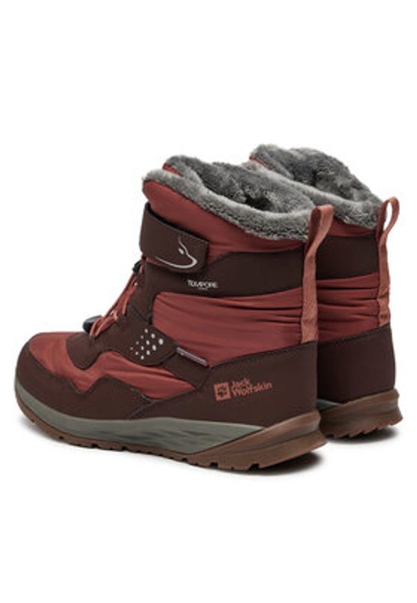 Jack Wolfskin Śniegowce Polar Bear-G Texapore High Vc K A62143 Brązowy. Kolor: brązowy. Materiał: materiał