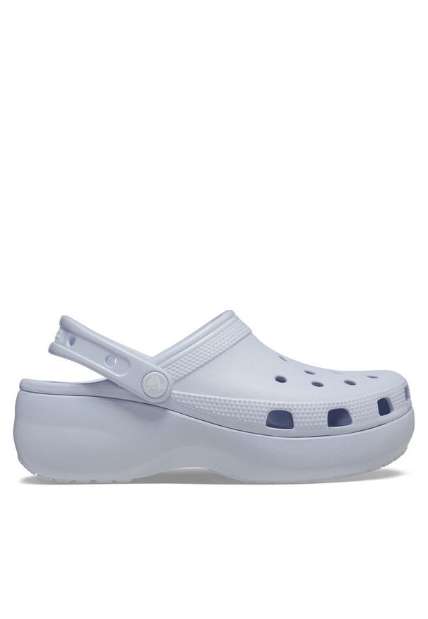 Klapki Crocs. Kolor: niebieski. Obcas: na platformie