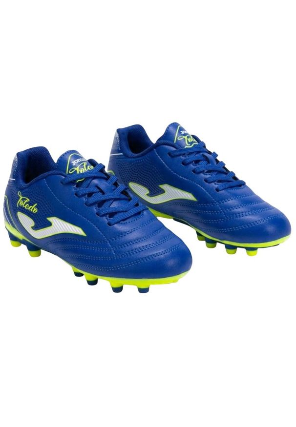 Joma - Buty Piłkarskie Toledo Firm Ground Dla Dzieci I Młodzieży. Kolor: niebieski. Sport: piłka nożna