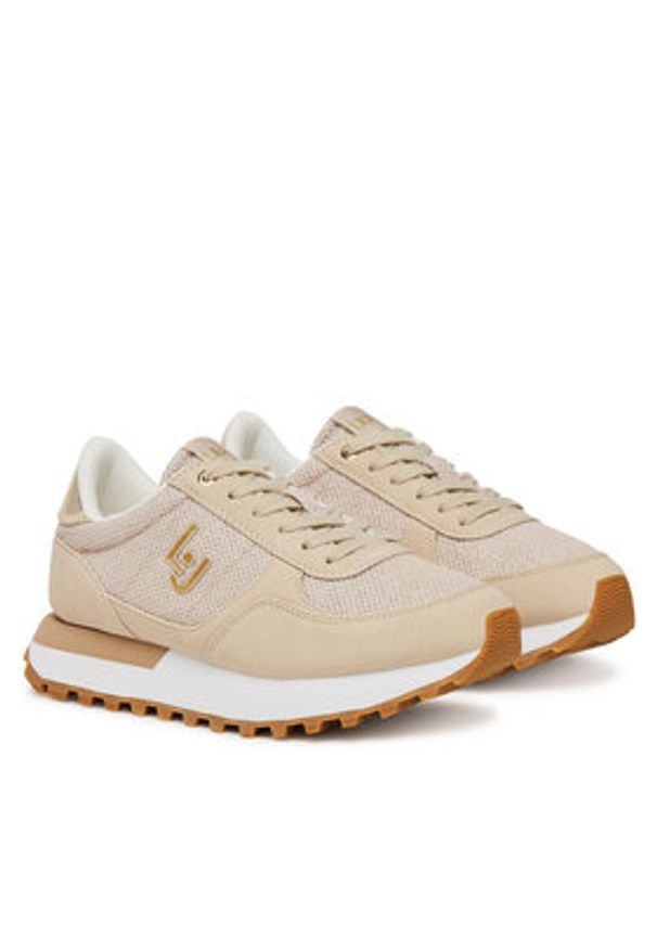 Liu Jo Sneakersy Evelyn 915 4A5721 TX081 Beżowy. Kolor: beżowy. Materiał: skóra