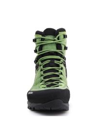 Buty trekkingowe Salewa Ms Mtn Trainer Mid Gtx M 63458-5949 zielone. Kolor: zielony. Materiał: materiał, zamsz. Technologia: Gore-Tex