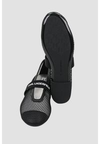 Karl Lagerfeld - KARL LAGERFELD Czarne damskie baleriny KARO, Rozmiar 38. Kolor: czarny #4
