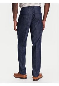 United Colors of Benetton - United Colors Of Benetton Spodnie materiałowe 40QFUF05J Granatowy Slim Fit. Kolor: niebieski. Materiał: bawełna #2
