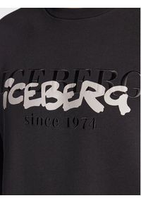 Iceberg Bluza 23EIP0E0516302 Czarny Regular Fit. Kolor: czarny. Materiał: bawełna #5