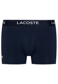 Lacoste Komplet 3 par bokserek 5H3401 Granatowy. Kolor: niebieski. Materiał: bawełna #3