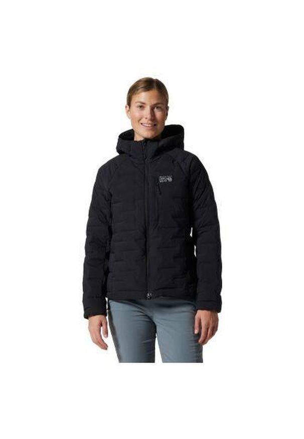 MOUNTAIN HARDWEAR - Kurtka puchowa damska Mountain Hardwear Stretchdown Hoody. Kolor: czarny. Materiał: puch