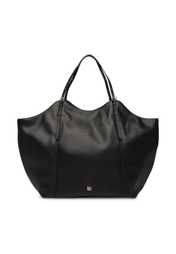 Hugo - HUGO Torebka Neeko P_Tote 50558244 Czarny. Kolor: czarny. Materiał: skórzane