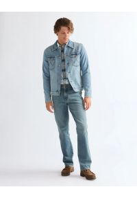 Wrangler - MESKA KURTKA WRANGLER DENIM JACKET THUNDER 112378497. Materiał: denim #6