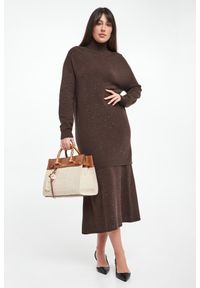 Liu Jo - Sukienka damska z golfem LIU JO. Typ kołnierza: golf #4