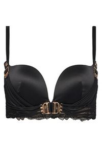 Hunkemöller Biustonosz z fiszbiną Avela 302375 Czarny. Kolor: czarny. Materiał: syntetyk #4