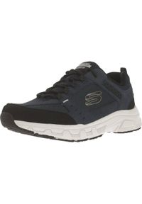 skechers - Buty SKECHERS OAK CANYON Niebieski. Kolor: niebieski. Materiał: tkanina #1