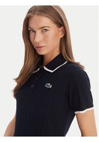 Lacoste Polo AF9430 Granatowy Regular Fit. Typ kołnierza: polo. Kolor: niebieski. Materiał: wiskoza #4