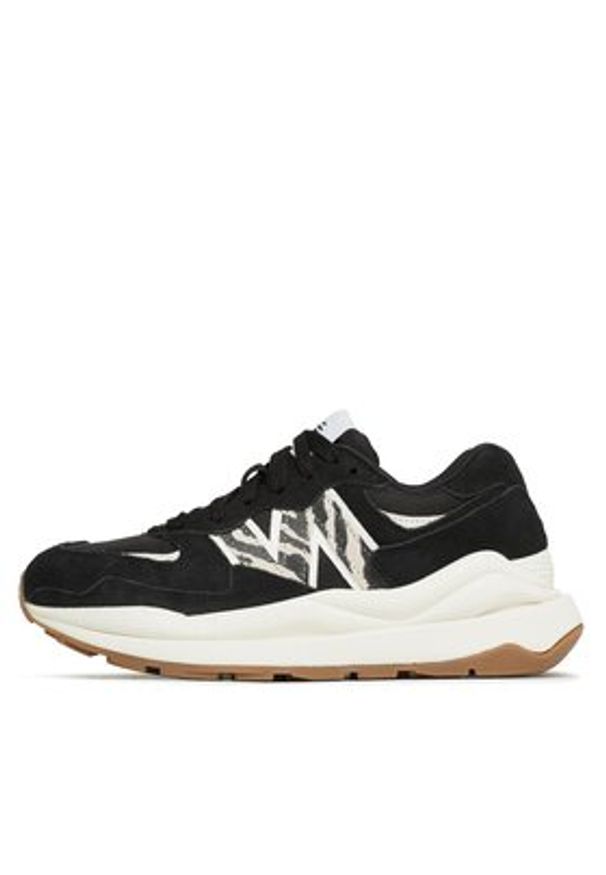 New Balance Sneakersy W5740APA Czarny. Kolor: czarny. Materiał: skóra, zamsz
