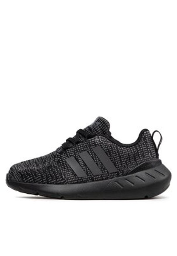 Adidas - adidas Sneakersy Swift Run 22 C GY3008 Czarny. Kolor: czarny. Materiał: materiał. Sport: bieganie