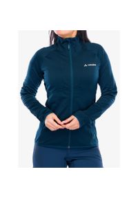 Polar damski Vaude Monviso Fleece FZ Jacket II. Kolor: zielony, niebieski, wielokolorowy. Materiał: polar