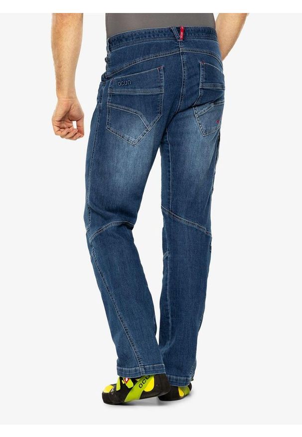 OCUN - Spodnie wspinaczkowe męskie Ocun Ravage Jeans. Kolor: niebieski. Materiał: jeans