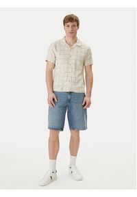 Guess Koszula M6GH46 W1754 Beżowy Regular Fit. Kolor: beżowy. Materiał: wiskoza #2