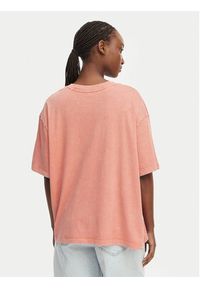 Roxy T-Shirt Talloversize Washed ERJZT06081 Pomarańczowy jasny Loose Fit. Kolor: pomarańczowy. Materiał: bawełna #4