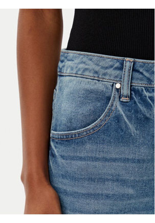 MET Jeansy NOS CHLOE T4L736 Niebieski Wide Leg. Kolor: niebieski