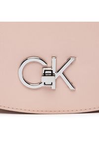 Calvin Klein Torebka Re-Lock Saddle Bag K60K609871 Różowy. Kolor: różowy. Materiał: skórzane #4