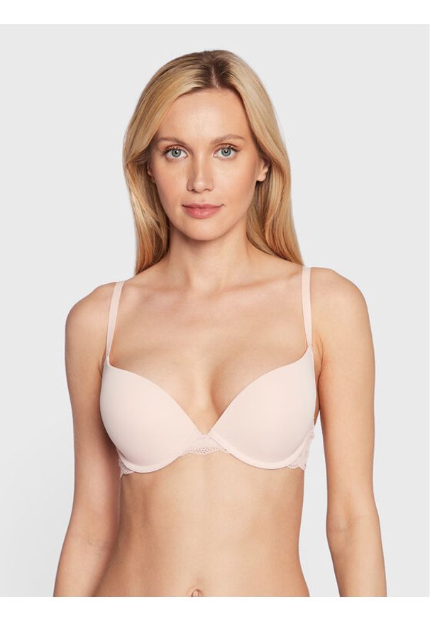 Dorina Biustonosz push-up Rosa D001681MI033 Różowy. Kolor: różowy. Materiał: syntetyk. Rodzaj stanika: push-up