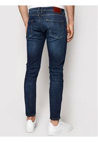 Pepe Jeans Jeansy Finsbury PM200338 Granatowy Skinny Fit. Kolor: niebieski