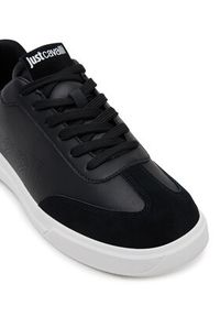 Just Cavalli Sneakersy 78QA3SB5 ZPA92 Czarny. Kolor: czarny. Materiał: skóra