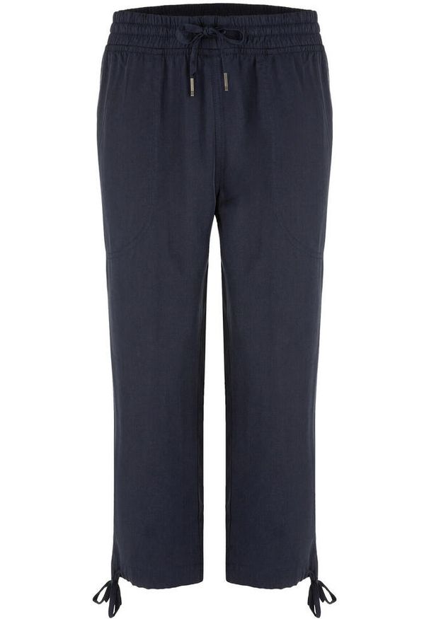 GLENMUIR - Damskie Spodnie Capri z Bawełny - Komfort i Styl. Kolor: fioletowy. Materiał: bawełna