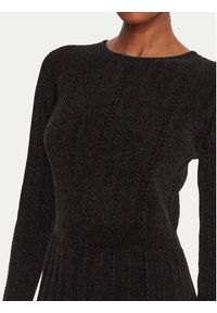 Guess Sukienka dzianinowa W5BK79 Z3902 Czarny Regular Fit. Kolor: czarny. Materiał: syntetyk