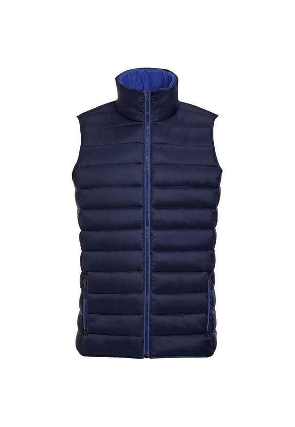 SOL'S - Ocieplana Męska Niska Waga Wave. Kolor: niebieski. Sport: turystyka piesza