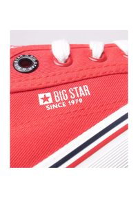 Big-Star - Buty Big Star Jr JJ374172 czerwone. Kolor: czerwony. Materiał: materiał, tkanina, syntetyk, guma. Szerokość cholewki: normalna #8