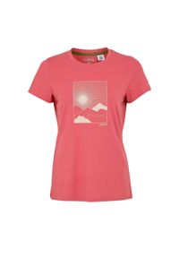 Regatta - T-shirt Damski Z Górą Rozciągliwa Fingal. Kolor: różowy