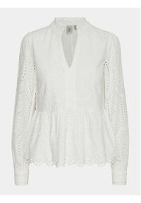 YAS Bluzka Holi 26026822 Biały Regular Fit. Kolor: biały. Materiał: bawełna #5