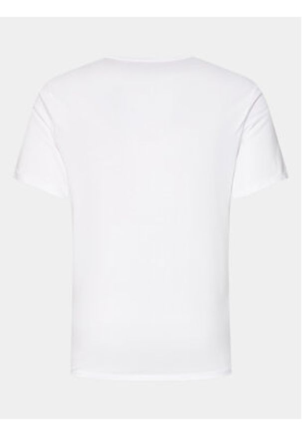 Mustang Komplet 2 t-shirtów 1014663 Biały Regular Fit. Kolor: biały. Materiał: bawełna