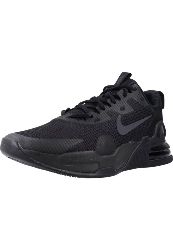 Buty treningowe męskie Nike Air Max Alpha Trainer 5. Zapięcie: sznurówki. Kolor: czarny, wielokolorowy. Materiał: materiał, syntetyk, tkanina, guma. Szerokość cholewki: normalna. Model: Nike Air Max. Sport: bieganie