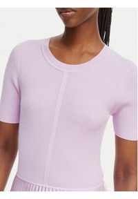 BOSS Sukienka codzienna Fadridi 50535658 Fioletowy Regular Fit. Okazja: na co dzień. Kolor: fioletowy. Materiał: syntetyk. Typ sukienki: proste. Styl: casual #4