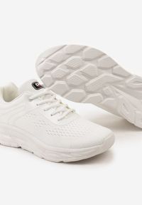 Born2be - Białe Buty Sportowe Lushia. Wysokość cholewki: przed kostkę. Kolor: biały. Materiał: materiał. Szerokość cholewki: normalna #3