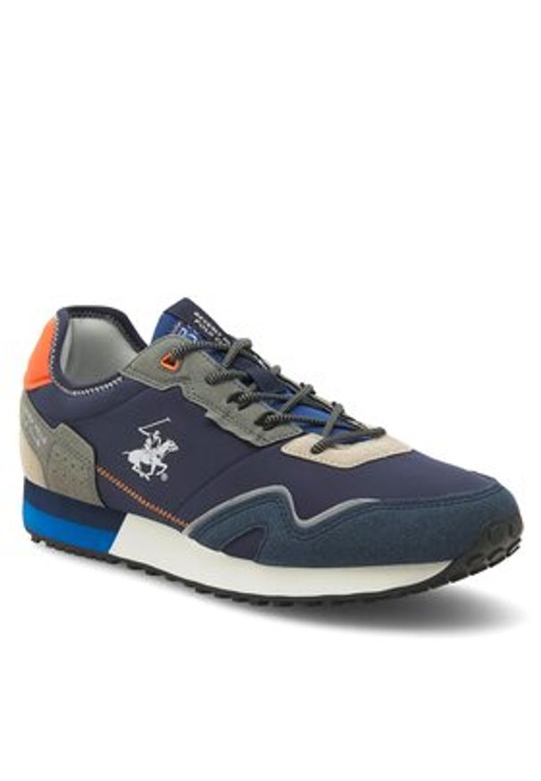 Beverly Hills Polo Club Sneakersy SPORTMAX-01 Granatowy. Kolor: niebieski. Materiał: materiał