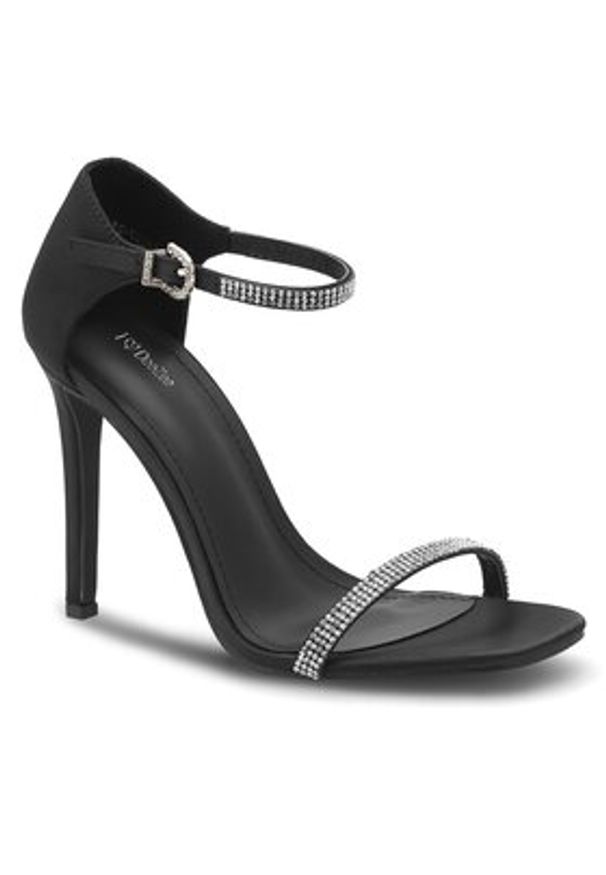 DeeZee Sandały KLLB8237-25 Czarny. Kolor: czarny. Materiał: materiał