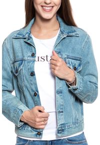 Levi's® - LEVI’S JAPAN BOYFRIEND TRUCKER JACKET DAMSKA KURTKA JEANSOWA JEANS DŻINSOWA BLUE 275500018. Materiał: jeans #9