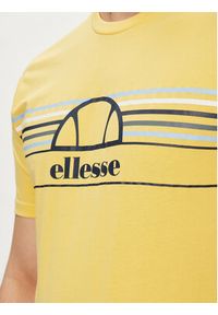 Ellesse T-Shirt Lentamente SHV11918 Żółty Regular Fit. Kolor: żółty. Materiał: bawełna